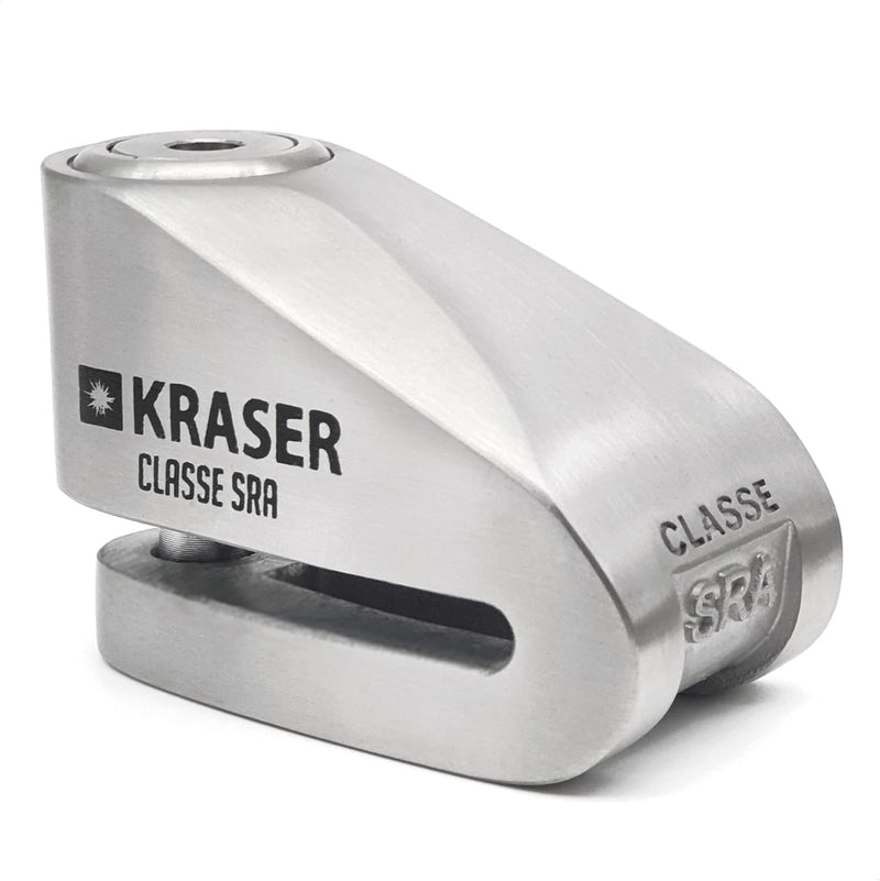 KRASER KR110S Bremsscheibenschloss mit SRA Zulassung, Motorrad Diebstahlsicherung, 10mm Doppelversch