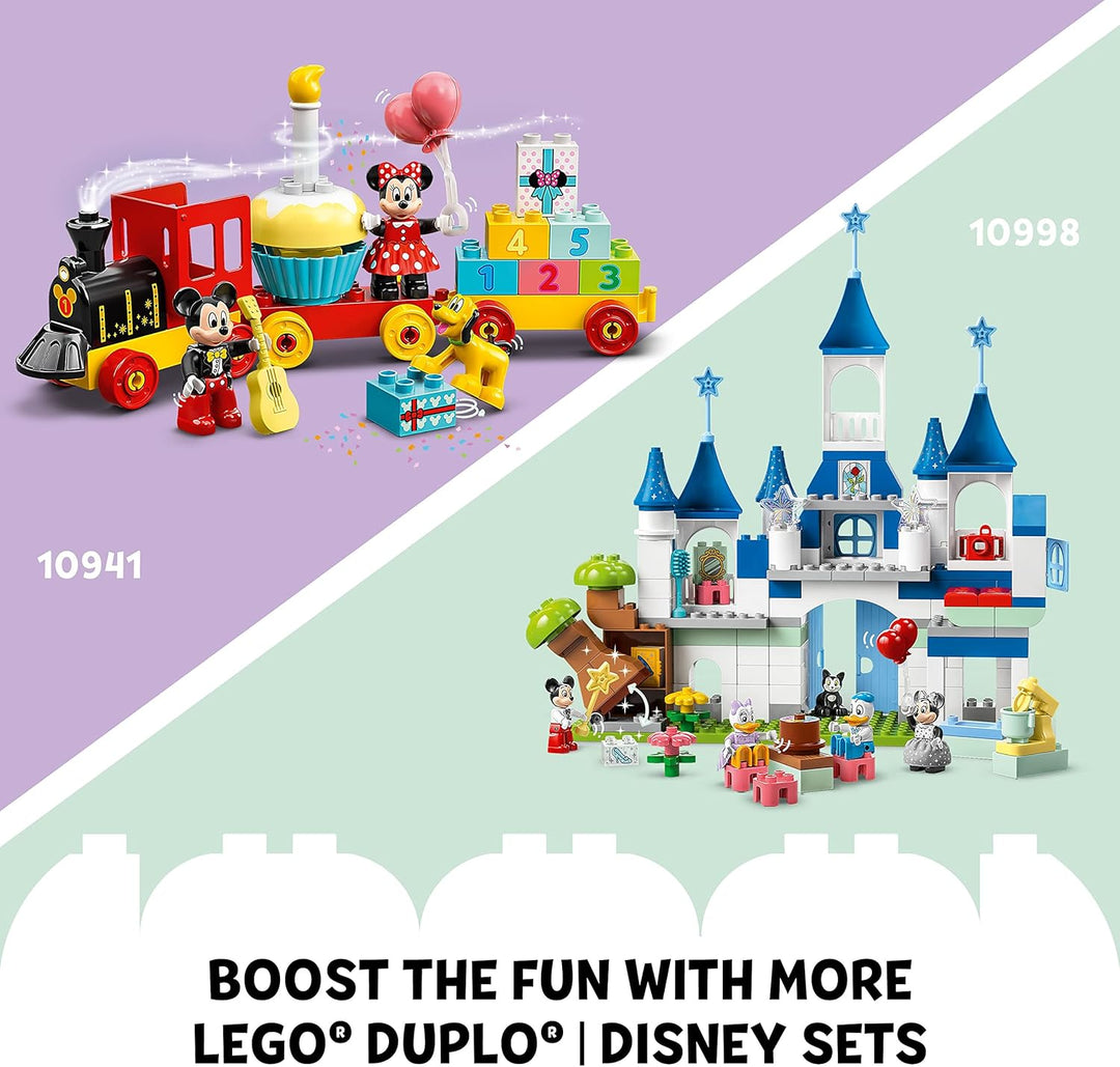 Lego DUPLO Disney 3 in 1 Magic Castle 10998 Bauset zum Familienspiel mit 5 Disney-Figuren inklusive