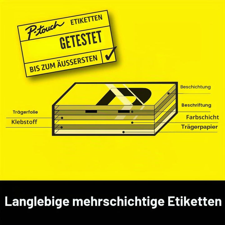 Brother Schriftband TZe-354, Gold/Schwarz, One size, TZe-354