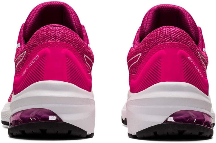 ASICS Unisex Kinder Gt-1000 11 Gs Sneaker 34.5 EU Pink Glo White, 34.5 EU Pink Glo White