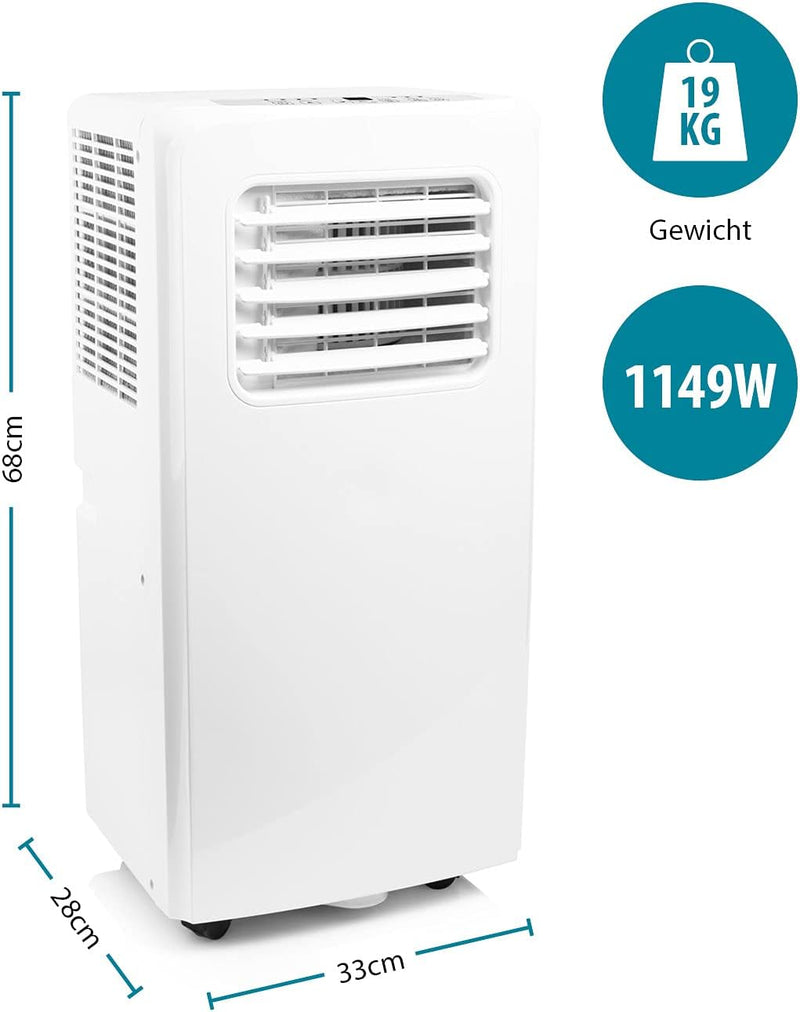 Tristar AC-5531 Mobile Klimaanlage – Kombinierte Kühl-, Entfeuchtungs- und Ventilatorfunktion – mit