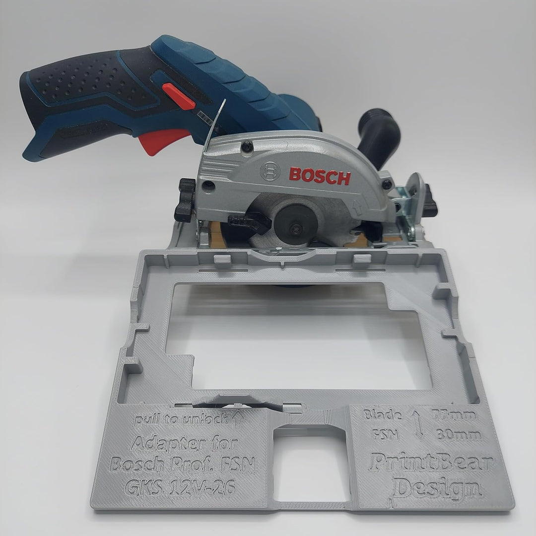 Adapter für Bosch Führungsschiene FSN und GKS 12V-26