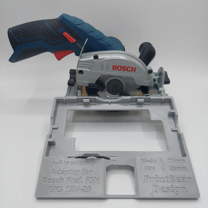 Adapter für Bosch Führungsschiene FSN und GKS 12V-26