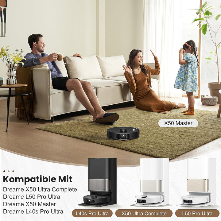 22 Stück Zubehör für Dreame X50 Ultra Complete/L50 Pro Ultra/X50 Master/L40s Pro Ultra Saugroboter,
