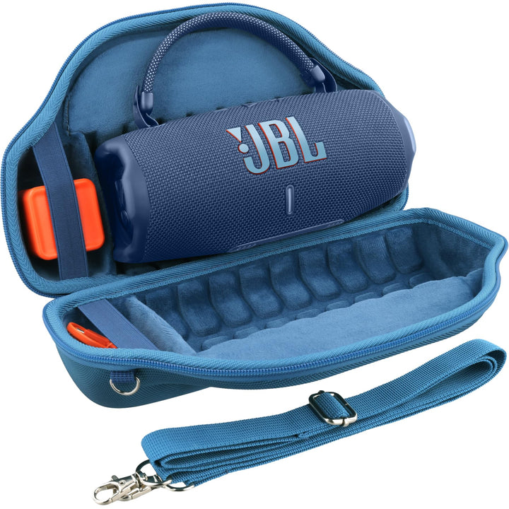co2CREA Hart Reise Schutz Hülle Etui Tasche für JBL Charge 6 Bluetooth Lautsprecher mit abnehmbarem