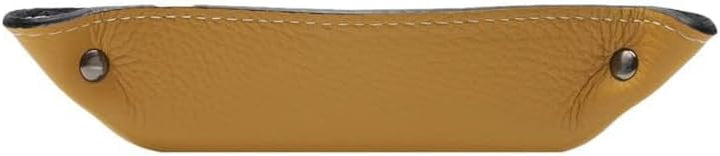 FrasiBags Taschenleerer aus echtem Leder, hergestellt in Italien, quadratisches Tablett aus Leder (S