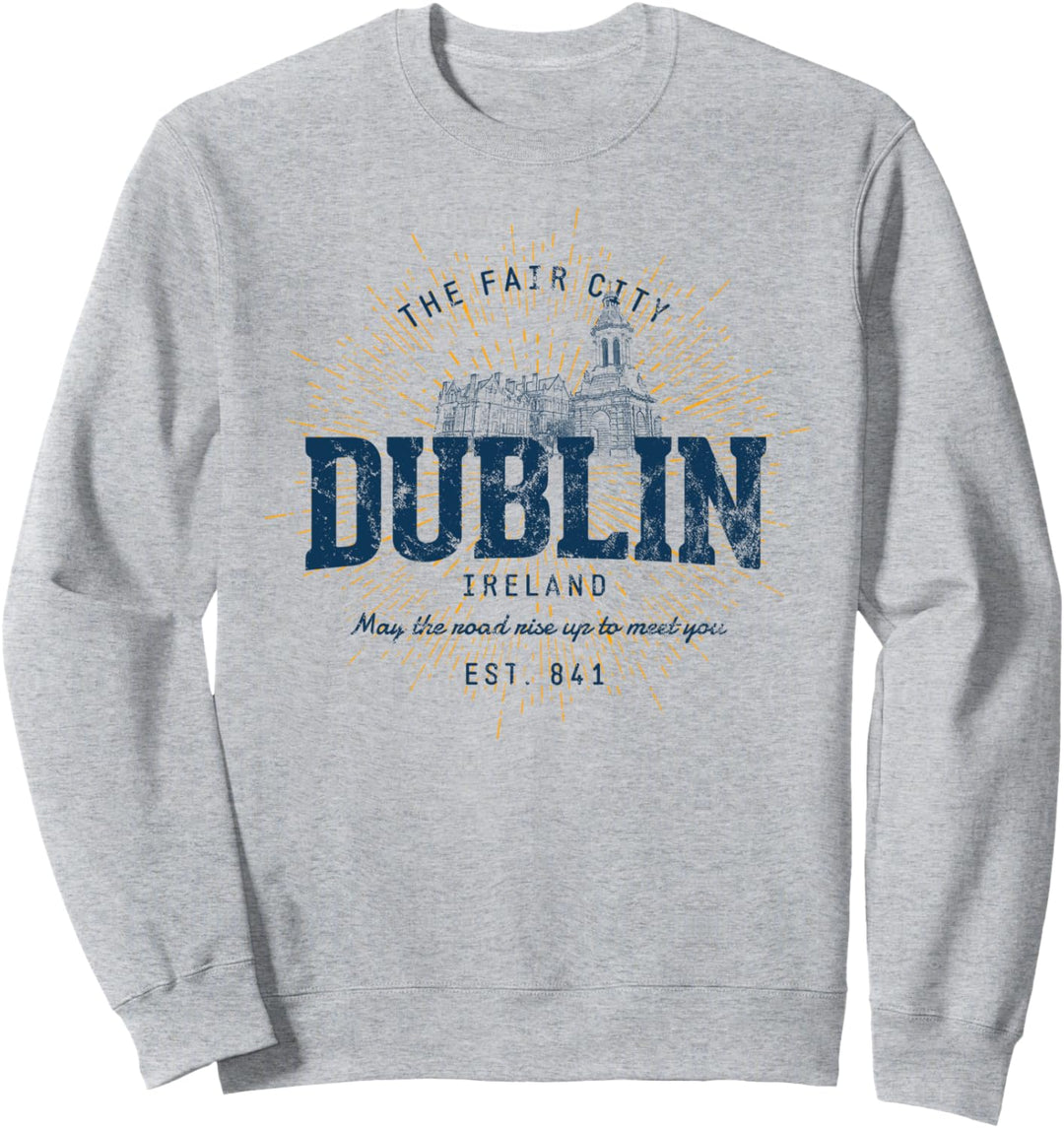 Irland Urlaub Souvenir Vintage Dublin Sweatshirt