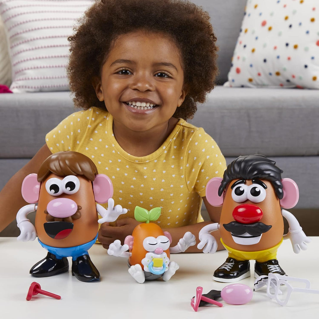 HASBRO My Little Pony Potato Head Familie, Spielzeug für Kinder ab 2 Jahren, mit 45 Teilen für eine