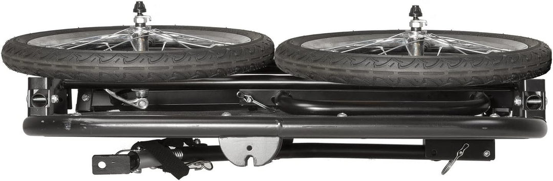 M-Wave Gepäck Lasten Fahrrad Anhänger faltbar 40 kg Zuladung platzsparend stabil, 640060