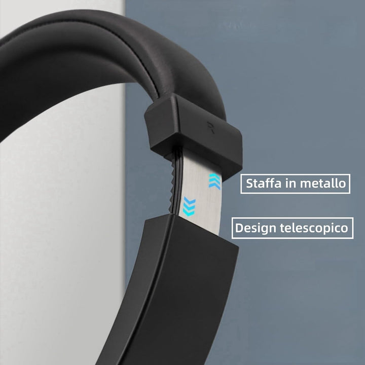 Bluetooth Funkkopfhörer mit USB Sender, Bluetooth5.3 Kopfhörer Kabellos TV Headset, Einziehbarer Kop