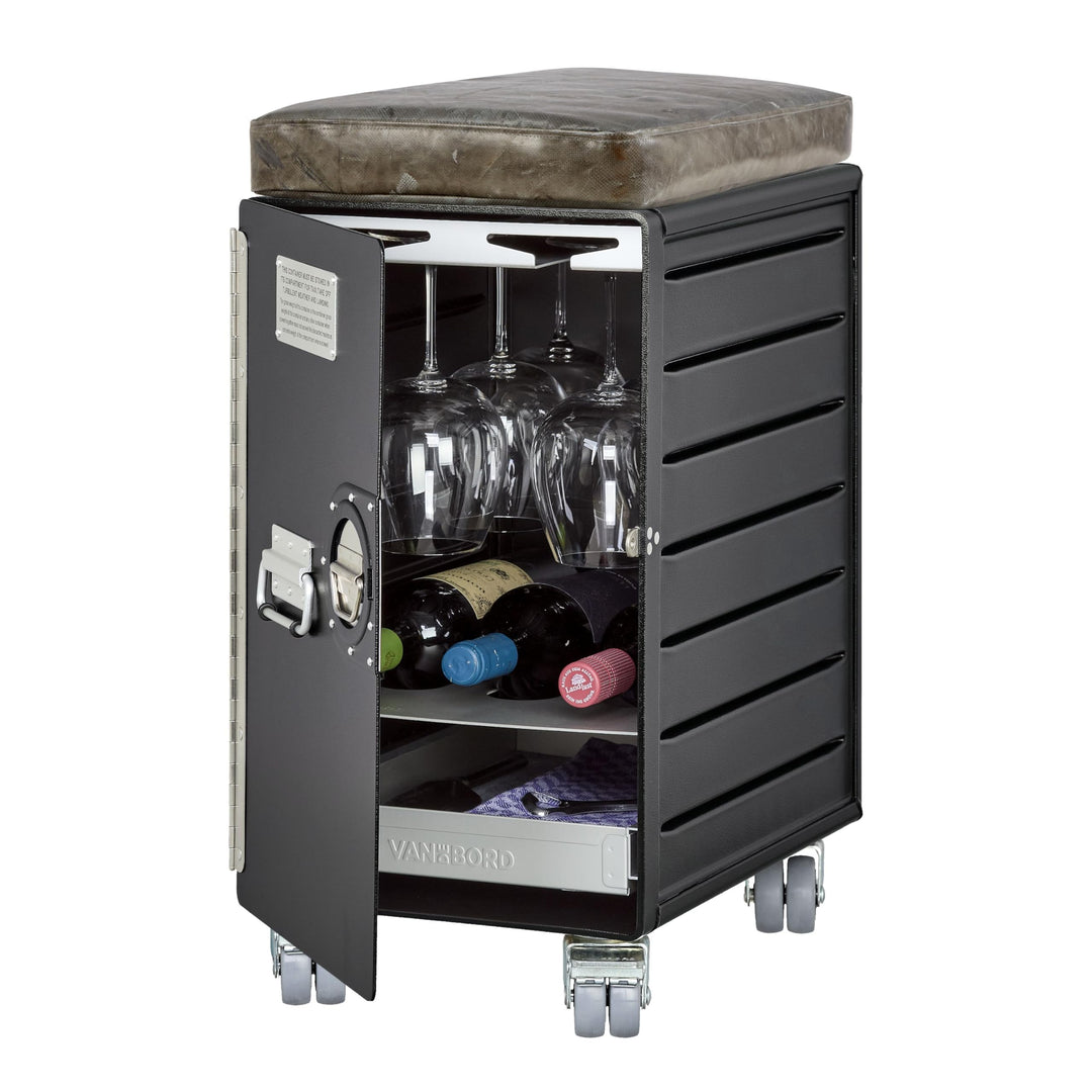 VanDeBord Hocker Schubladenschrank, Rollcontainer, Metallschrank, Büroschrank, Industrial Möbel, Akt