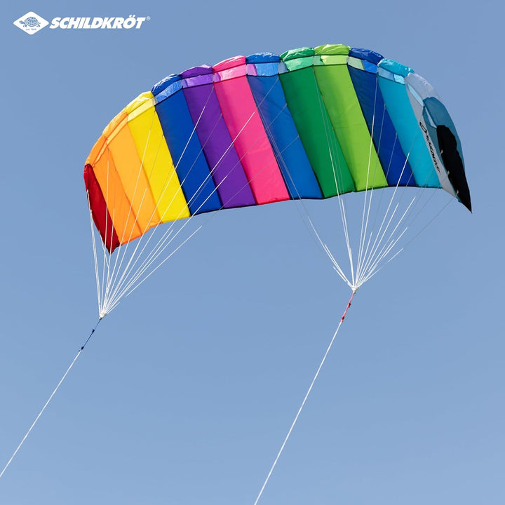 Schildkröt® Dual Line Sport Kite 2.0, Zweileiner Lenkmatte, ab 14 Jahren, 75x200cm, inkl. Polyester
