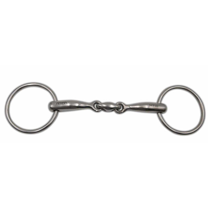 AMKA Wassertrense doppelt gebrochen massiv Edelstahl Stärke 16 mm, Ringe 65 mm 11,5, 11,5