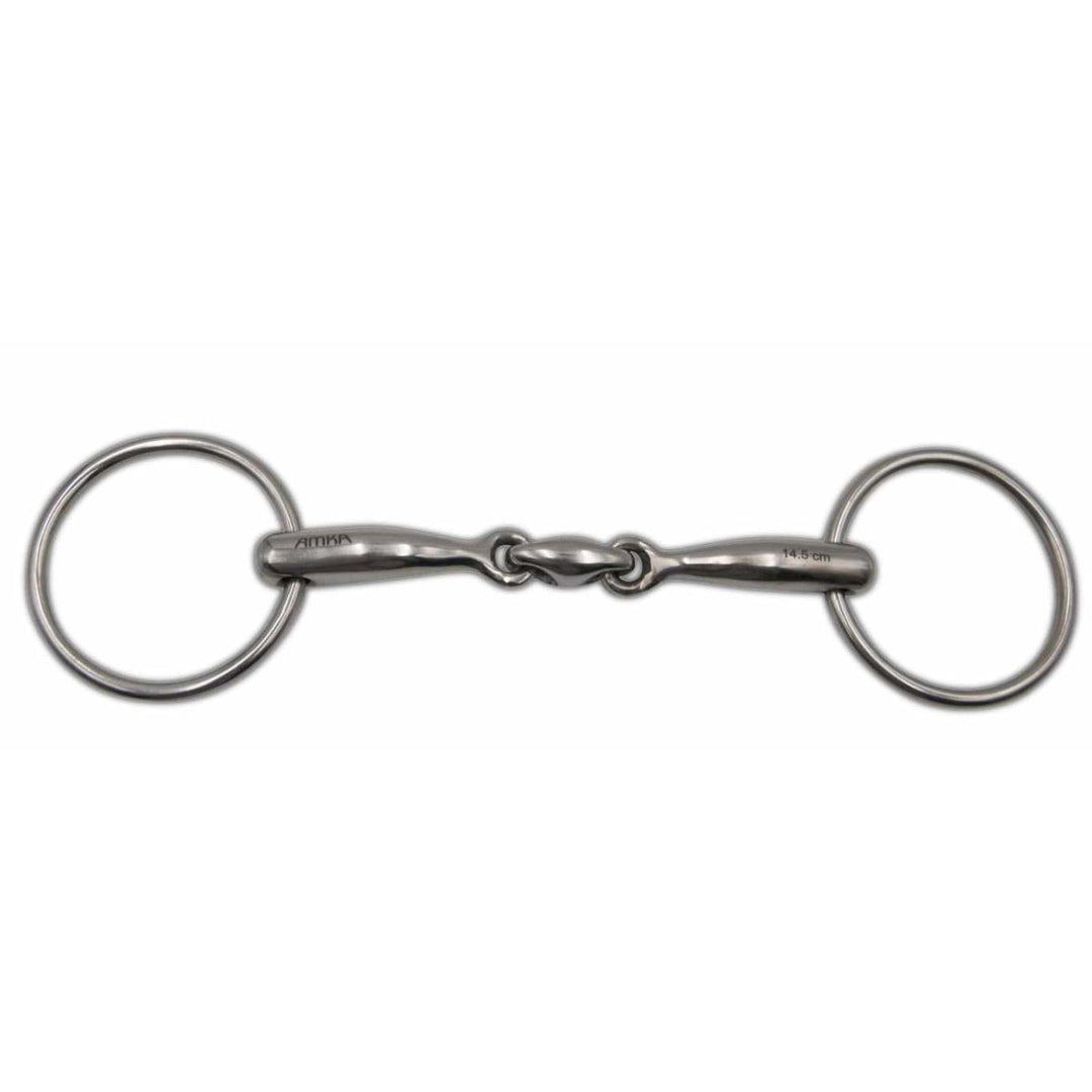 AMKA Wassertrense doppelt gebrochen massiv Edelstahl Stärke 16 mm, Ringe 65 mm 11,5, 11,5