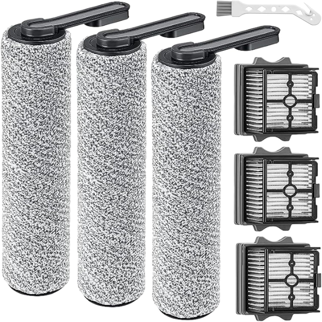 7 Stück für Tineco S5/S5 Pro/S5 Pro 2/S5 Extreme | 3 Bürstenrollen, 3 Filter und 1 Reinigungsbürste