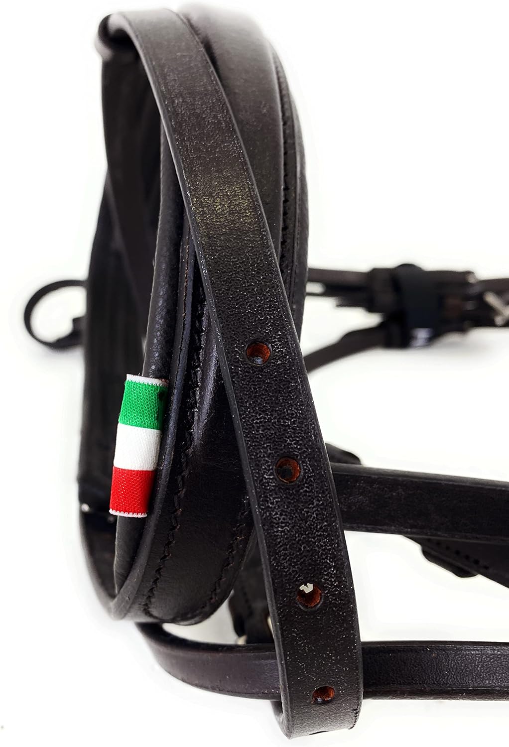 Horses Leder Trensezaun Snaffle Braun Full, Braun Full