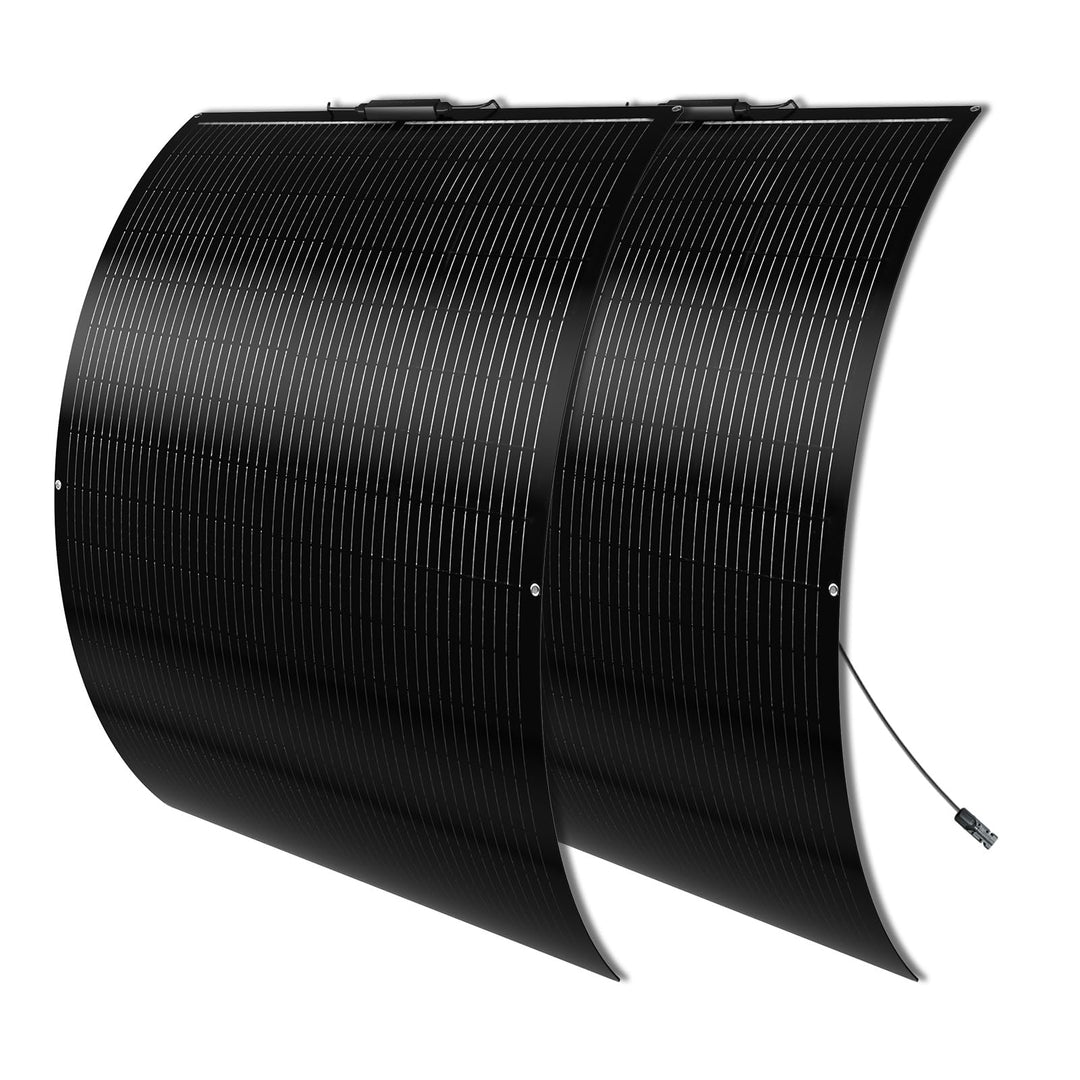 Flexibles Solarpanel 400W, 12V Monokristallines Solarmodul Flexibel 400Watt Wohnmobil für 12V Batter