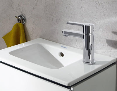 Duravit B21010 B.2 Einhebel-Waschtischmischer, Chrom mit Zugstangen-Ablaufgarnitur