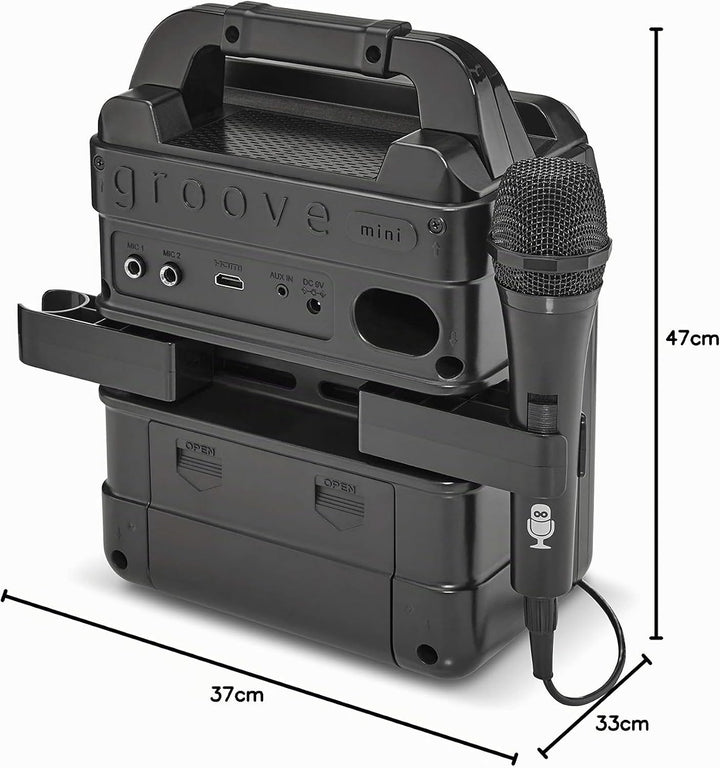 Mini-Karaoke-System mit Bluetooth-Verbindung - Singing Machine SML652 Groove Mini für Europa - LED-L