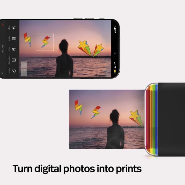 Polaroid Hi-Print - 2nd Generation - Bluetooth-verbundener 2x3 Pocket Photo- und Dye-Sub-Drucker - S