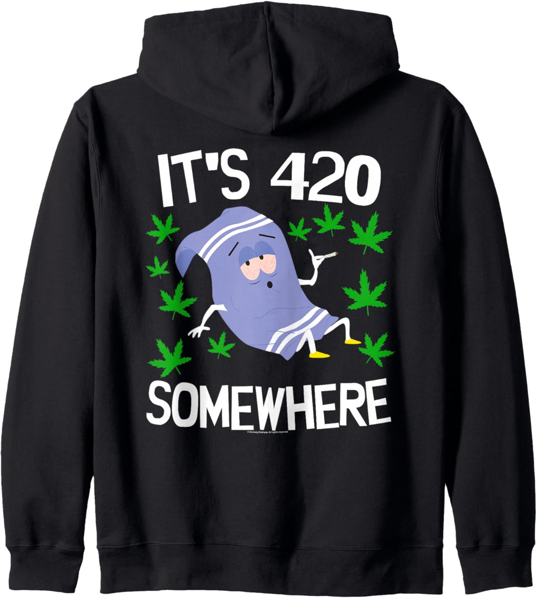 South Park South Park Towlie Its 420 Somewhere Kapuzenjacke