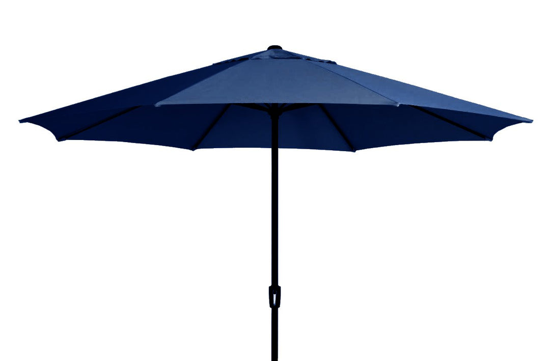 Madison XXL Kurbelschirm Sumatra 400" in dunkelblau mit UV-Schutz 40 Plus