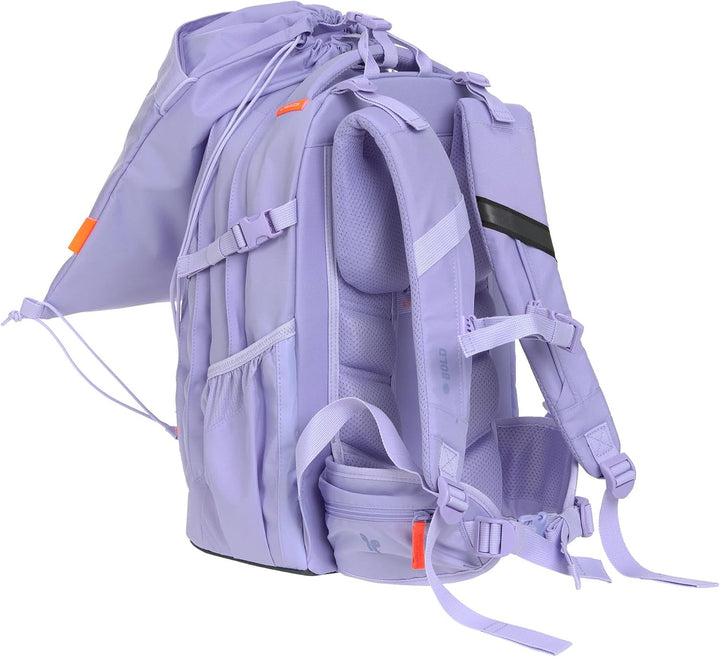LÄSSIG BOLD Kinder Turnbeutel Sportbeutel mit Rucksackfunktion/School String Bag Bold lavender Lila,