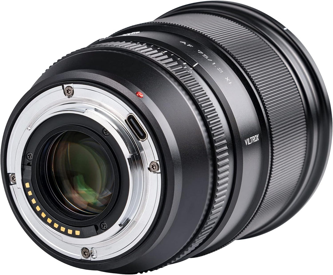 VILTROX 75mm PRO F1.2/f1.2 X Mount Ultra Wide Angle Lens,Autofocus APS-C Lens for Fujifilm X-Mount C