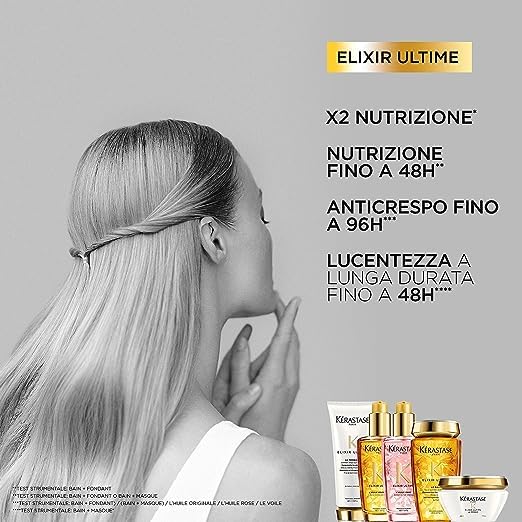 KERASTASE Bain Elixir Ultime Shampoo 250ml + Masque Elixir Ultime Mask 200ml by Keratsase
