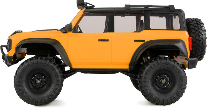 Amewi AMXRock Mini-Caballo Scale Crawler 4WD 1:16 RTR gelb inkl. Fernsteuerung, Akku, Ladekabel