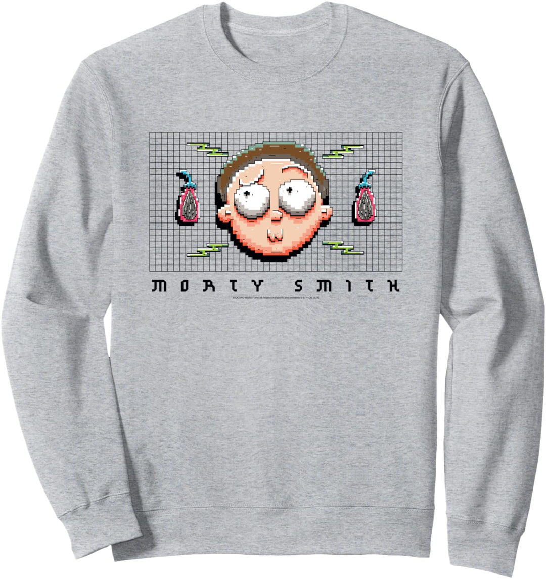 Rick and Morty Pixel Morty Sweatshirt