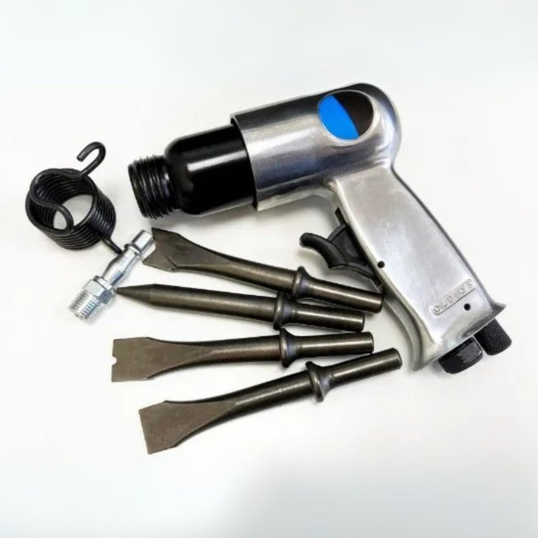 Heavy Duty Air Hammer Drill Pneumatic Tools Includes 4pc Power Chisel Bits High Power Air Chisel Ham