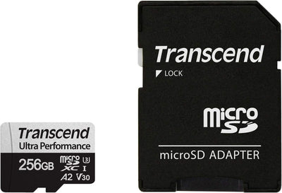 Transcend 256Go microSD mit Adapter UHS-I, TS256GUSD340S 256GB, 256GB