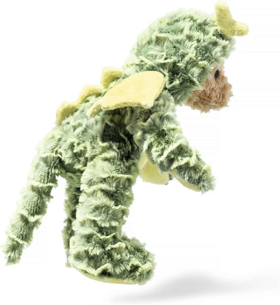 Steiff 113284 Hoodie-Teddybär Drache, Irish Green, 27cm