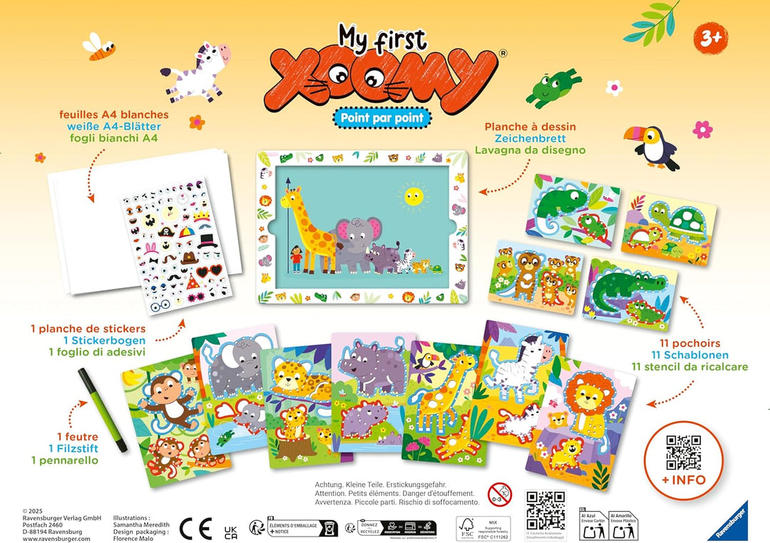 Ravensburger My First Xoomy® – Punkt für Punkt – Meine ersten Zeichnungen – Zeichnen – Basteln – ab
