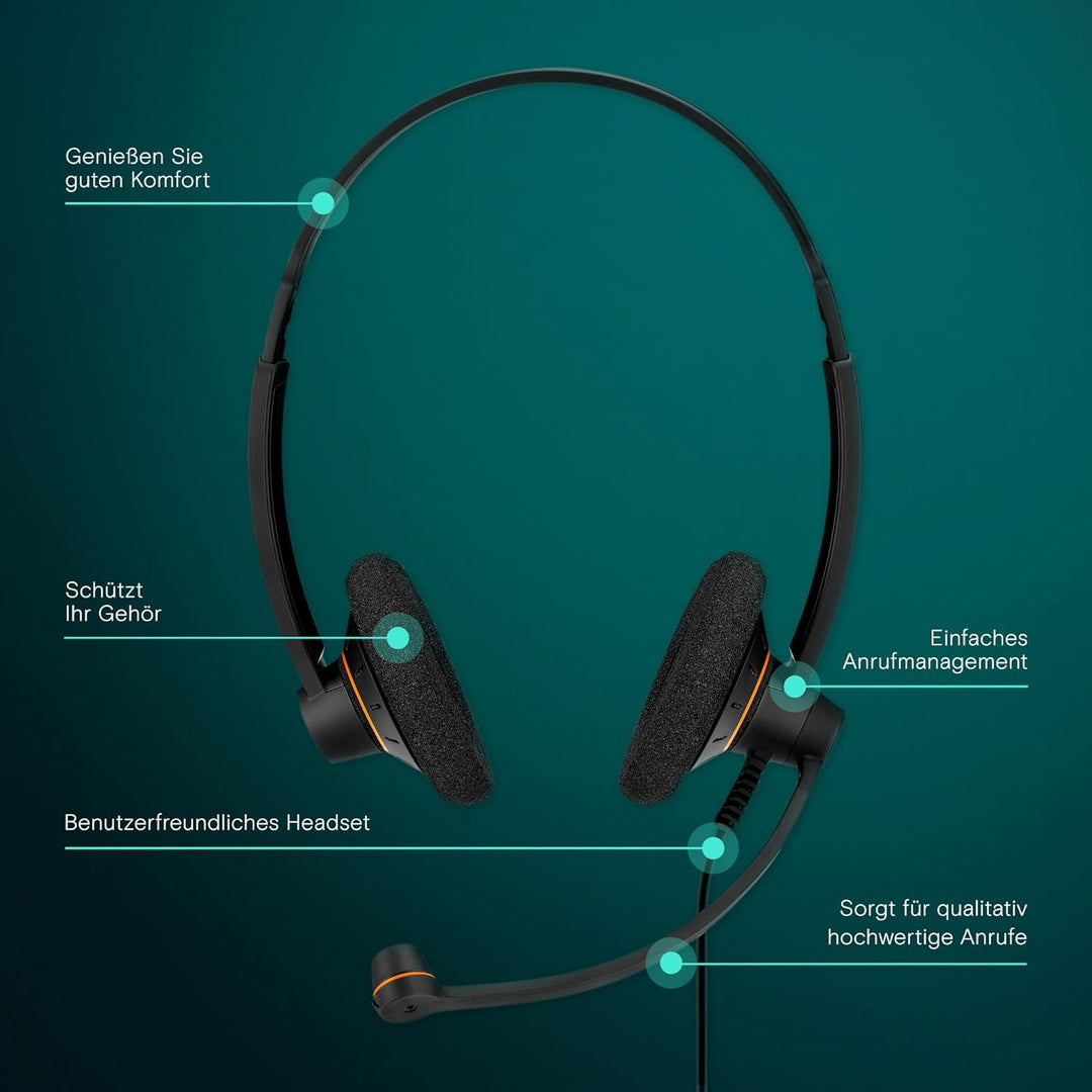 Sennheiser EPOS Impact SC 60 USB ML beidseitiges UC-Headset mit In-Line Call Control Zertifiziert fü