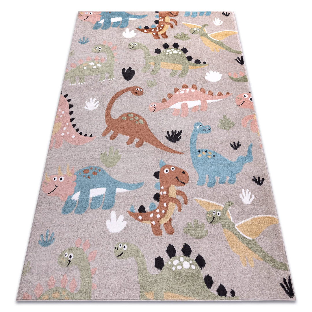 Teppich Fun Dino Kinderteppich für Babyzimmer, Spielteppiche, Kinderzimmer, Moderne, Dinosaurier bei