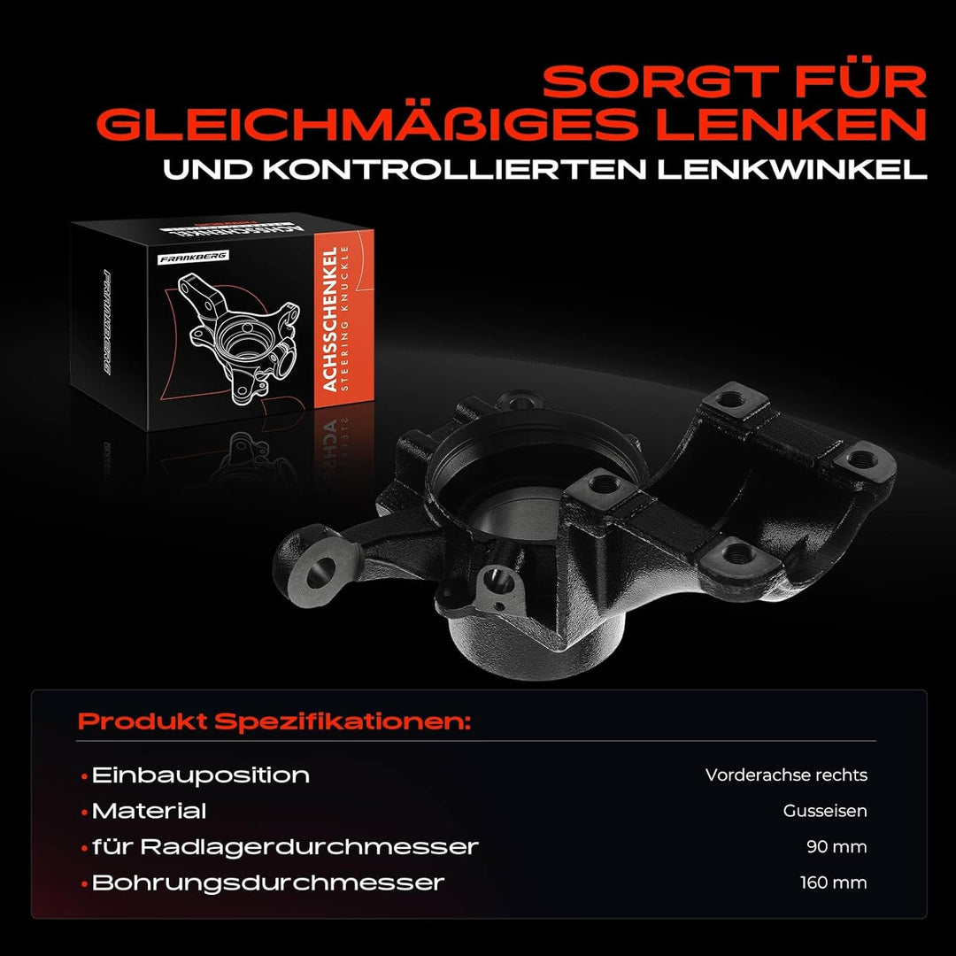 Achsschenkel Radaufhängun Vorne Rechts für Jumper Pritsche/Fahrgestell 244 Ducato Bus 244 Z_ 2002-20
