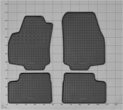 Stylisches Gummi- und Kofferraumwanne Set geeignet für OPEL Astra H Kombi ab 2005 bis 2010 - Schütze