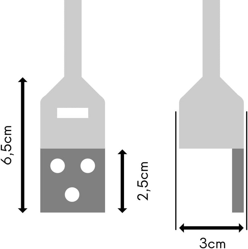 Flexible LED-Bettleuchte/LED-Leseleuchte mit integrierter USB Ladefunktion verchromt (1er oder 2er S