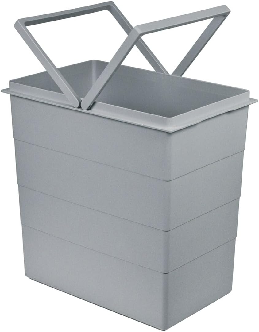 Hailo Inneneimer Küchen-Abfalleimer, Grau, One Size