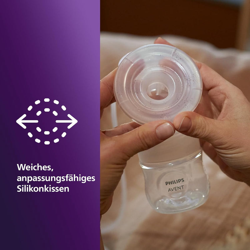 Philips Avent Elektrische Milchpumpe – Milchpumpe mit 5 Milchbeuteln für die Aufbewahrung von Mutter