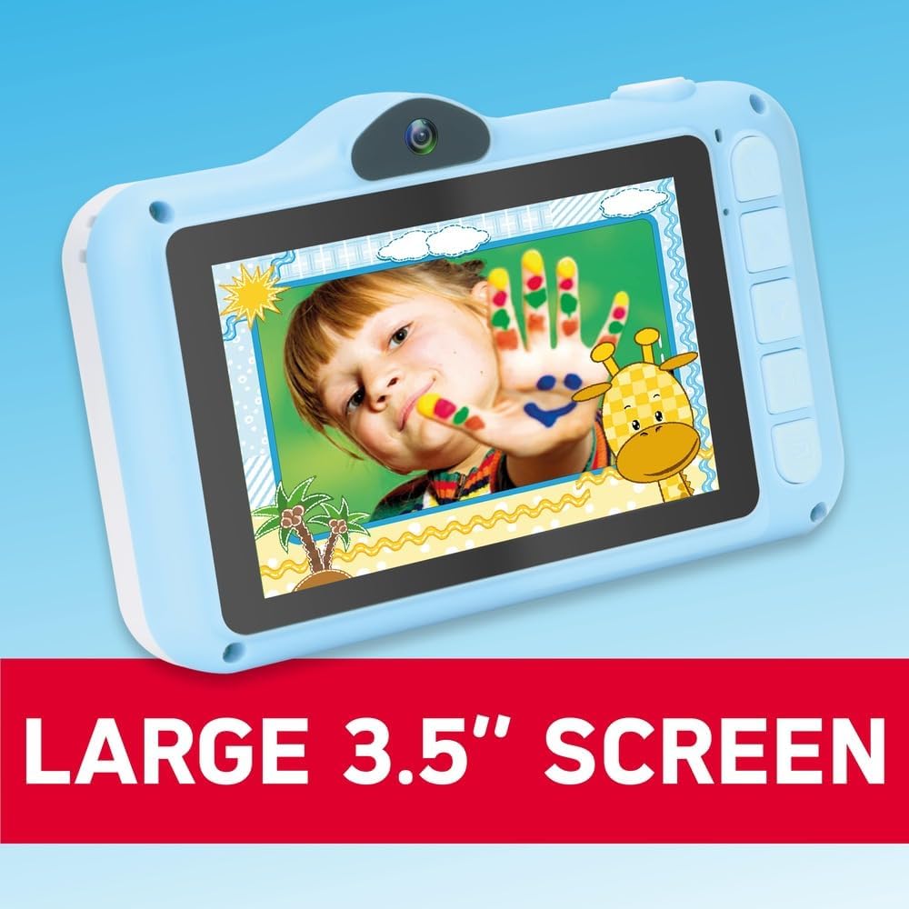 AgfaPhoto Kinderkamera Realikids Cam 2 Digitalkamera für Kinder mit SD-Kartenslot für bis zu 32GB |