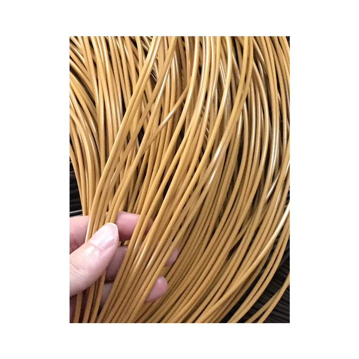 Rundes Kunststoff-Rattan, 2,5 mm, Kunststoffgeflecht, rund, künstliches Rattan, für Reparaturen und