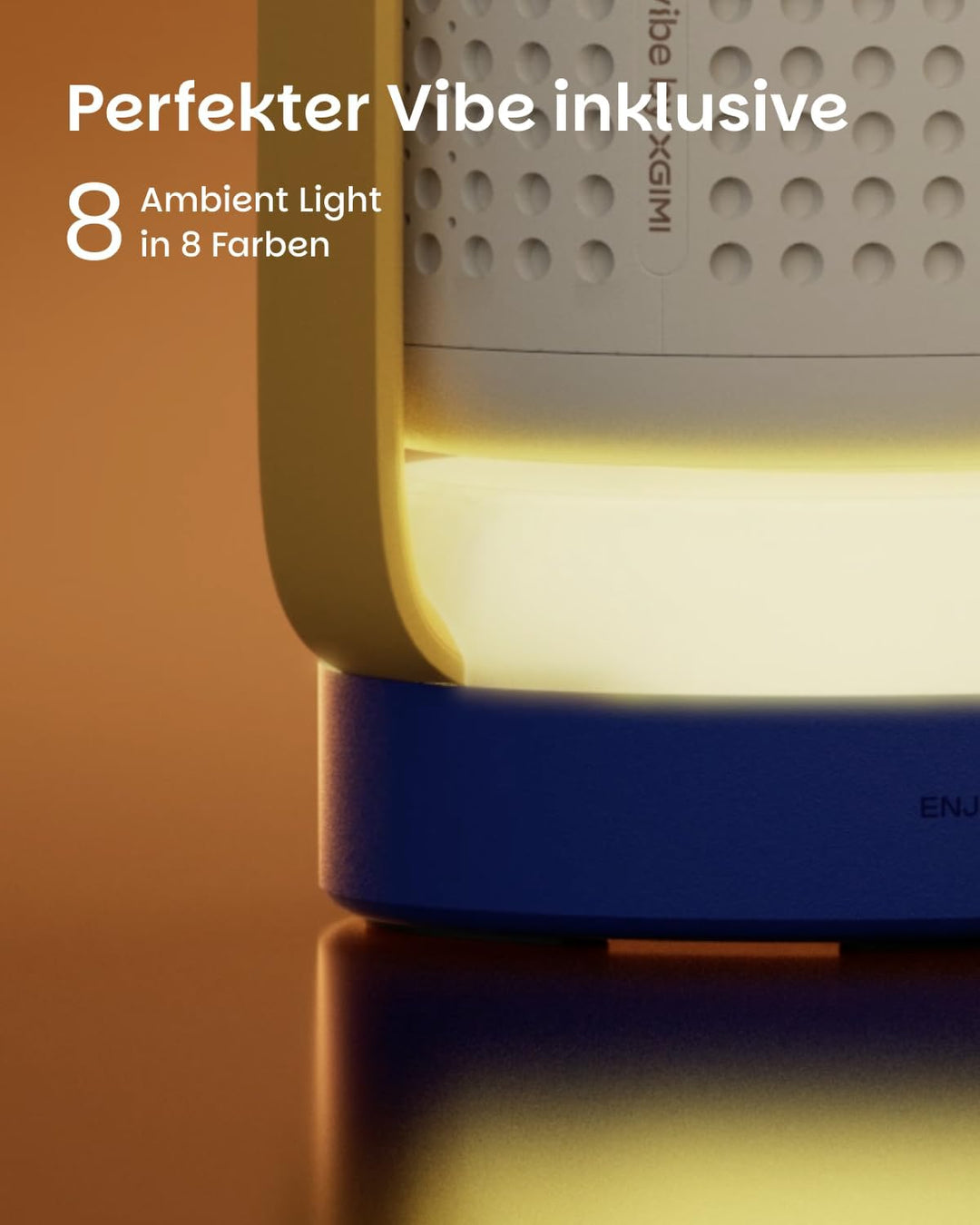 XGIMI Vibe One mit Akku Smarter tragbarer mini Beamer, 1080p-Projektor, Google TV mit Netflix, Sound