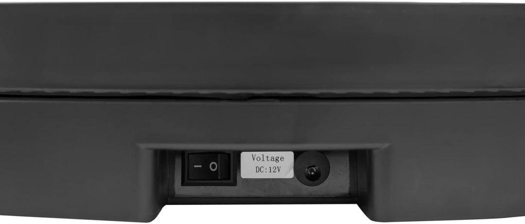 EUROPALMS Drehteller 60cm bis 150kg schwarz | Rotierender Teller als Träger