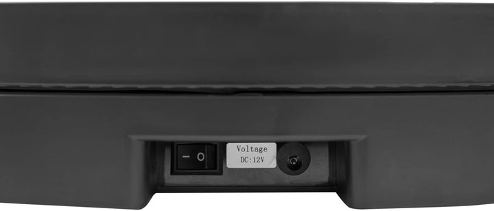 EUROPALMS Drehteller 60cm bis 150kg schwarz | Rotierender Teller als Träger
