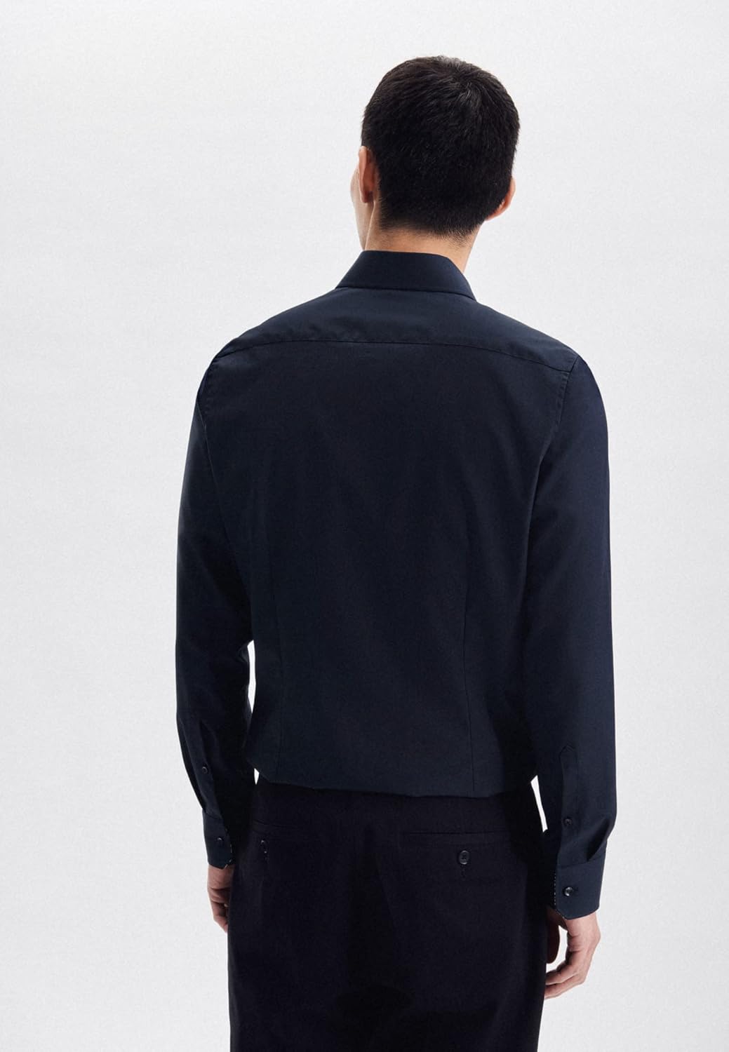Seidensticker Herren Men X-Slim Longsleeve Hemd 36 Dunkelblau(453480), 36 Dunkelblau(453480)