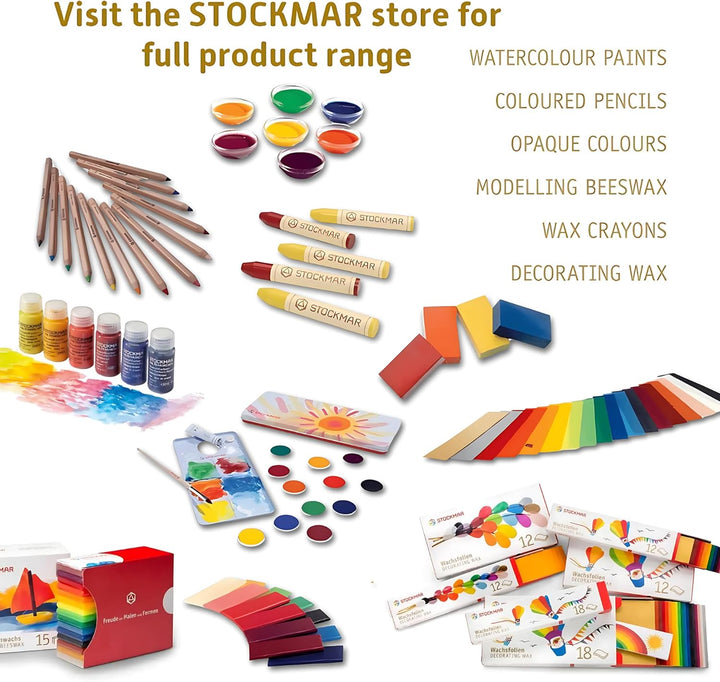 Stockmar Wachsfolien 20 x 10 cm - 18 Farben sortiert