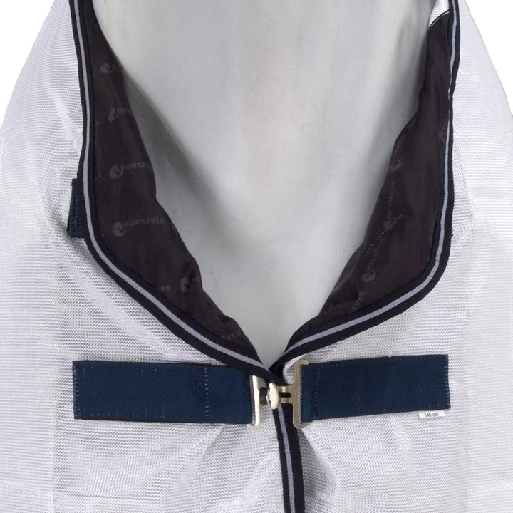 Fliegendecke, HorSeven, weiss/marine 115, 115